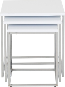 Image: 7253 - Charisma Nest Of Tables - White